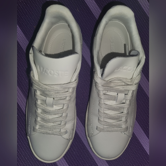 White Lacoste Sneakers - Picture 3 of 5